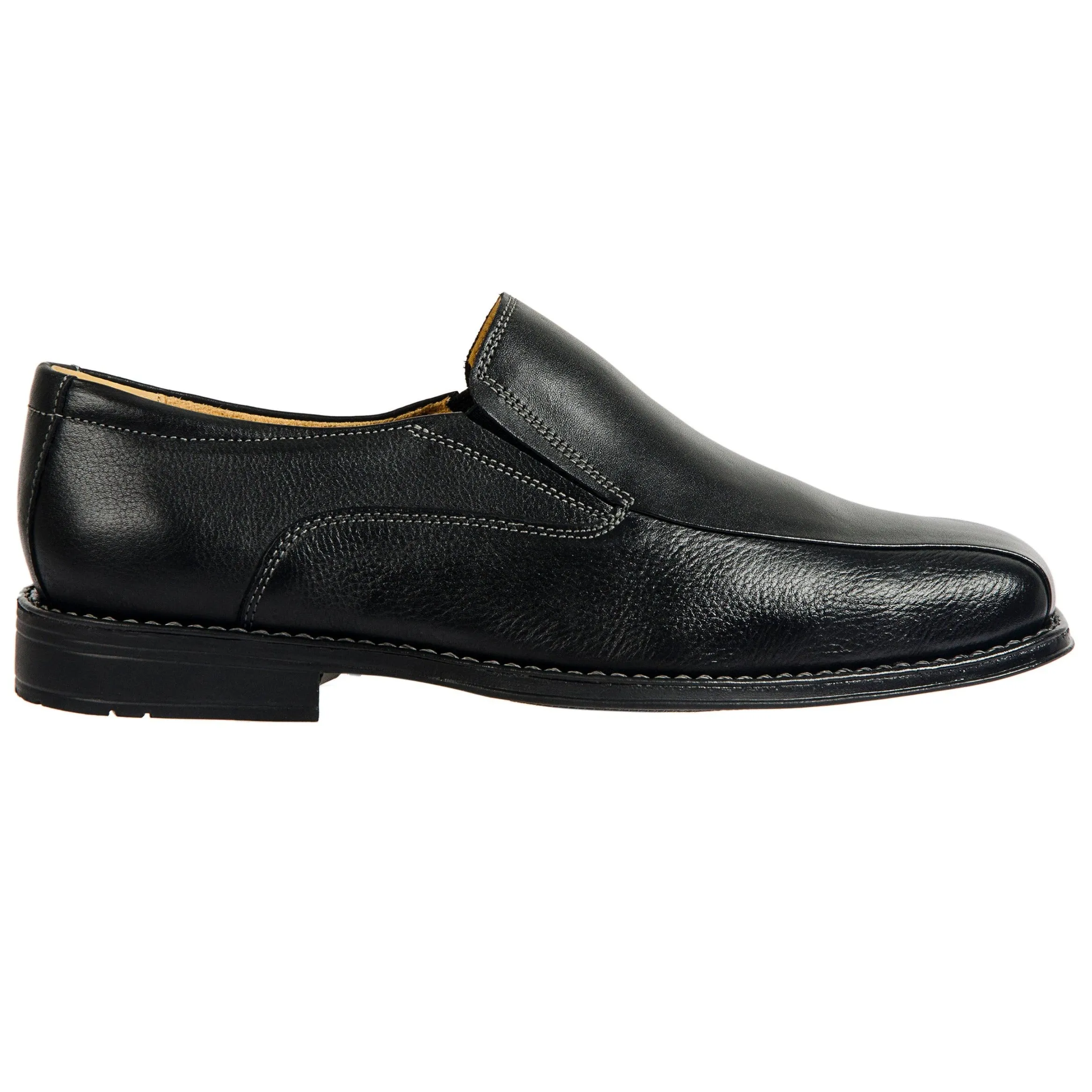 Sandro Moscoloni Men's Shoe Genuine Leather Plain Toe Slip On Granada