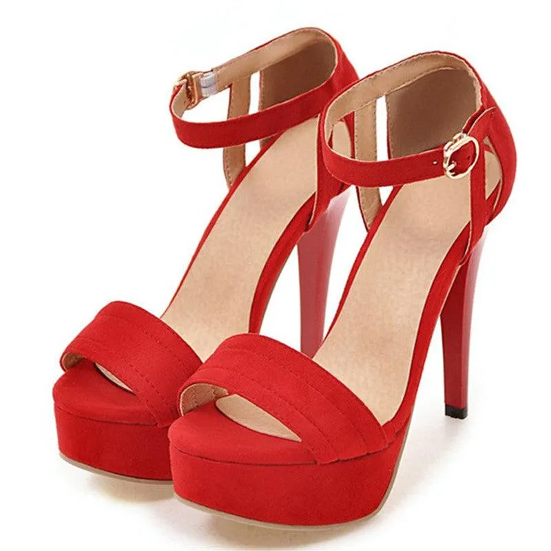 SASSY SUEDE SANDAL