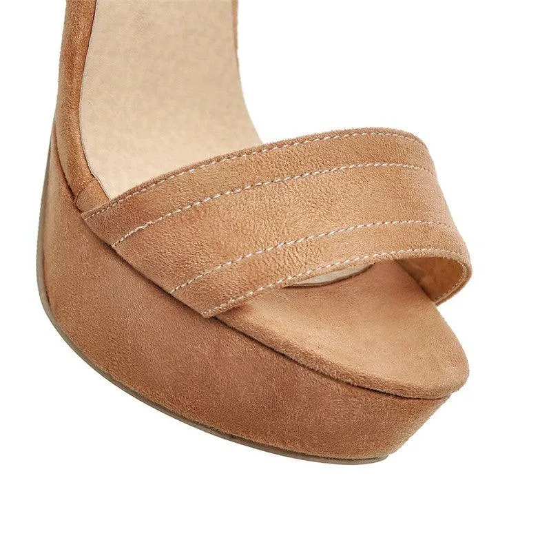 SASSY SUEDE SANDAL