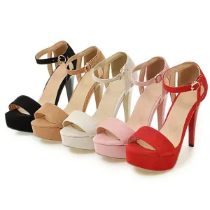 SASSY SUEDE SANDAL
