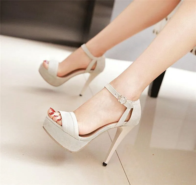 SASSY SUEDE SANDAL