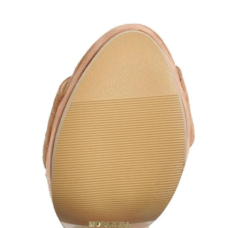 SASSY SUEDE SANDAL