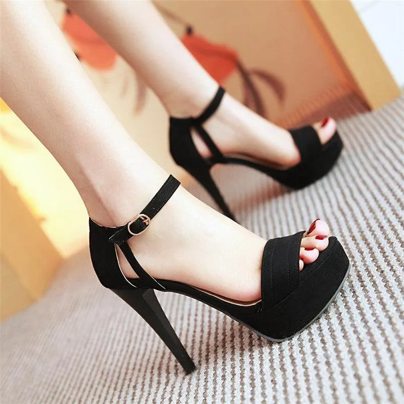 SASSY SUEDE SANDAL