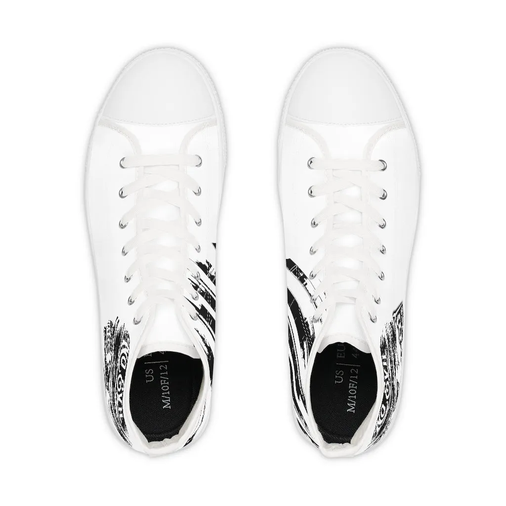 See No Evil /Men's High Top Sneakers