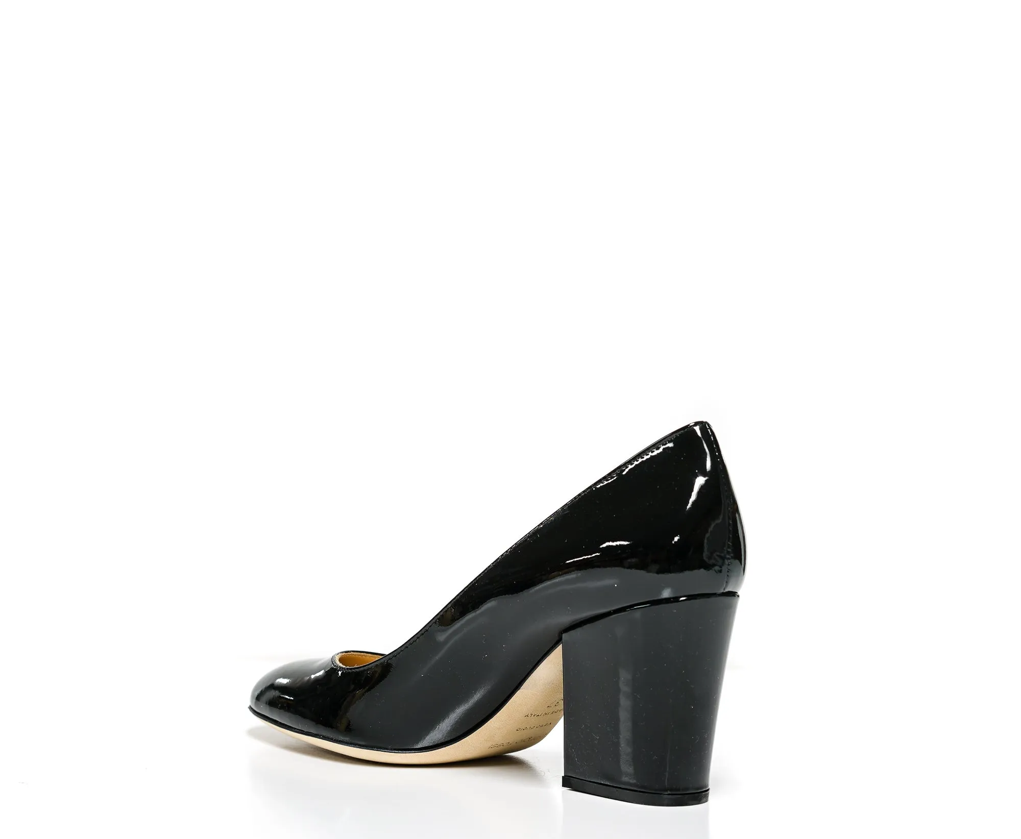 Sergio Rossi Women's Black Patent Pump A75252 40% OFF