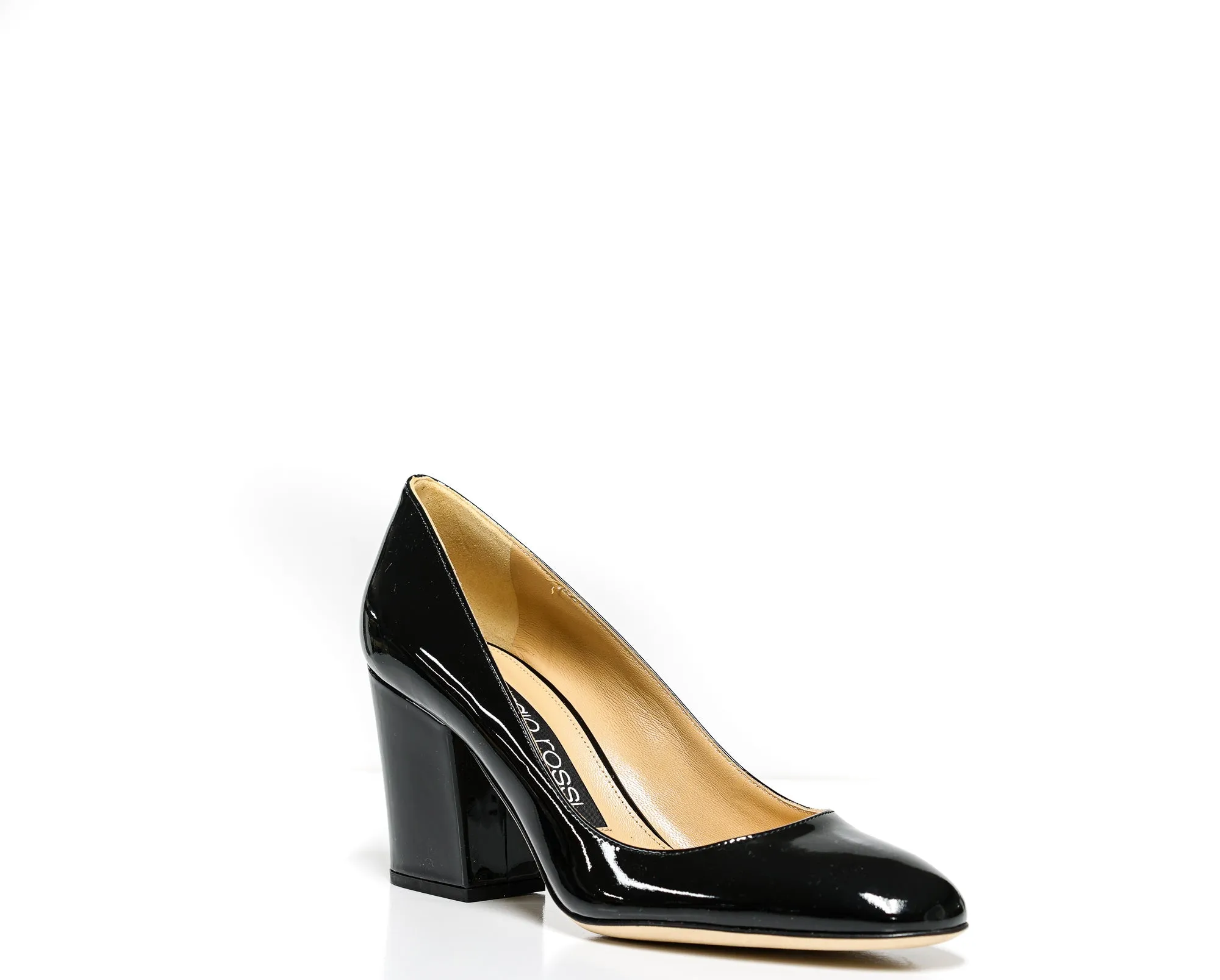 Sergio Rossi Women's Black Patent Pump A75252 40% OFF
