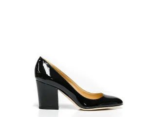 Sergio Rossi Women's Black Patent Pump A75252 40% OFF
