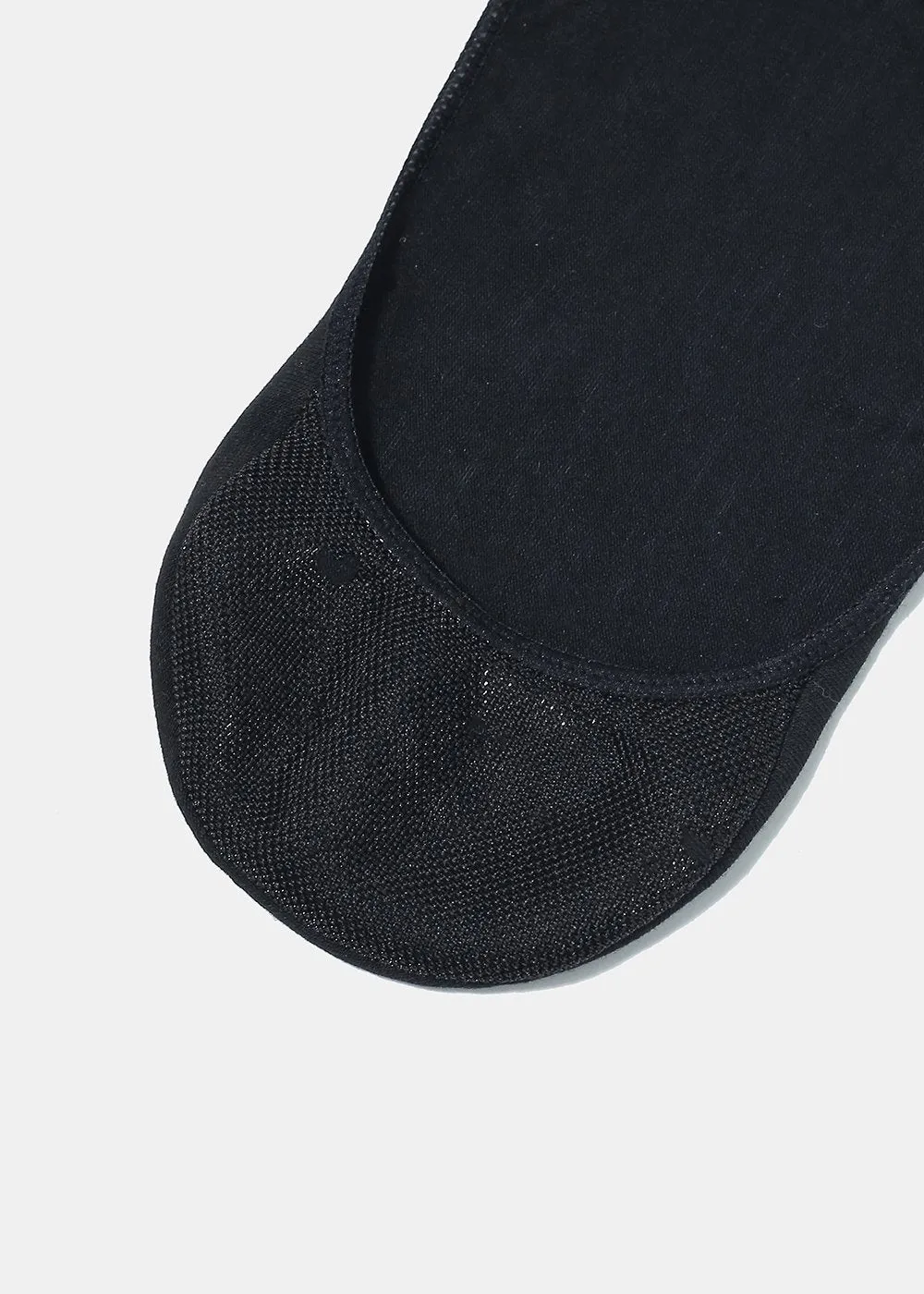 Shimmer Sheer Toe No-Show Socks