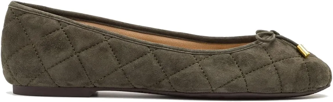 SHODENSE Women Bow Flats Suede Slip On Ballet Flats Round Closed Toe Quilted Ballerina Flats Comfort Flat Heel Dress Shoes Plaid Ladies Cute Elegant Casual Club Driver Flat Shoes Fall Daily 4-11 M US