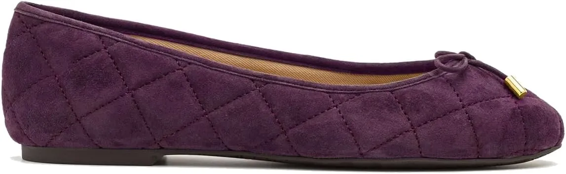 SHODENSE Women Bow Flats Suede Slip On Ballet Flats Round Closed Toe Quilted Ballerina Flats Comfort Flat Heel Dress Shoes Plaid Ladies Cute Elegant Casual Club Driver Flat Shoes Fall Daily 4-11 M US