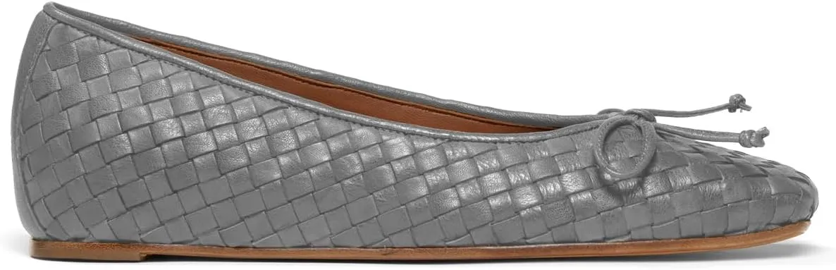 SHODENSE Women Flats Shoes Bow Square Closed Toe Ballet Flats Slip On Metallic Flat Shoe Matte Patent Leather Snakeskin Low Hidden Wedge Heel Office Work Shoes Driving Flats Church Club Fall 4-11 M US