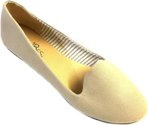 Shoes 18 Womens Faux Suede Rhinestone Ballerina Ballet Flats Shoes