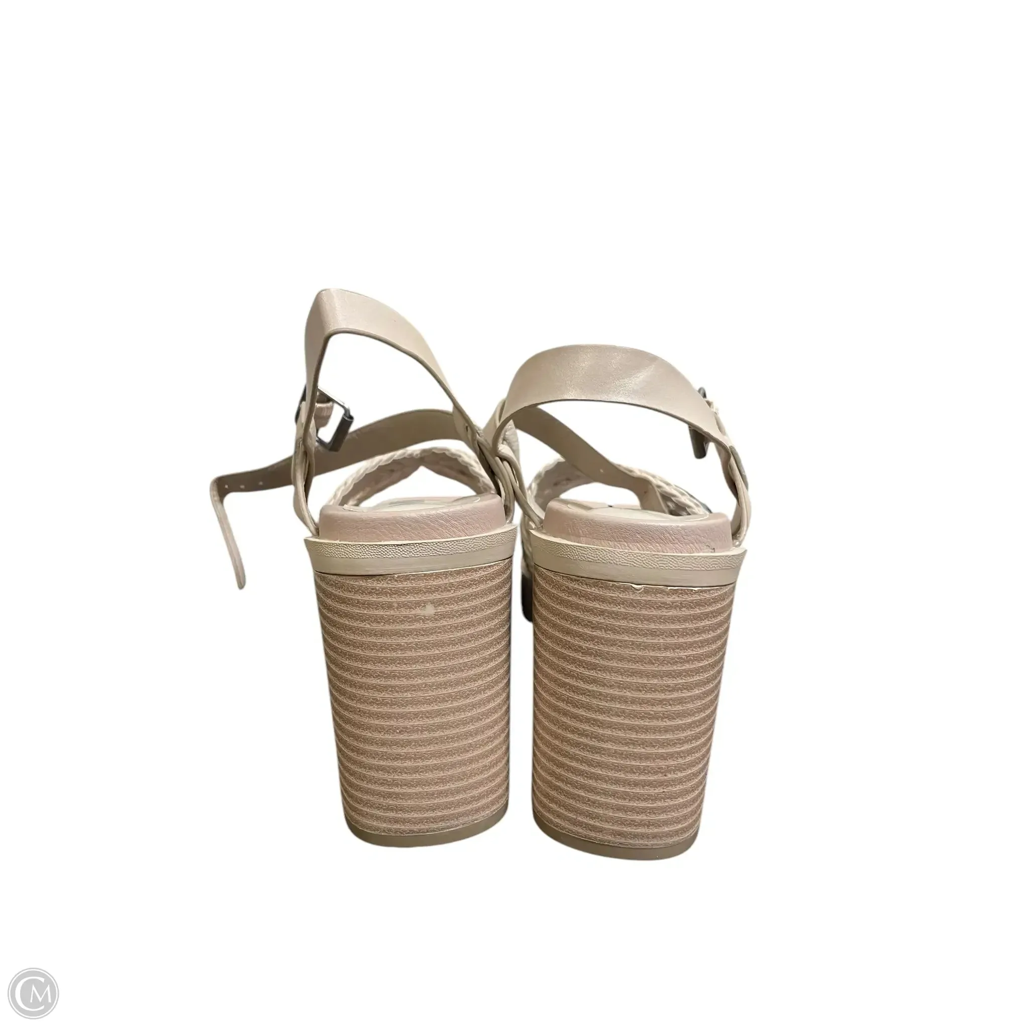 Shoes Heels Block By Mia In Tan, Size: 7.5