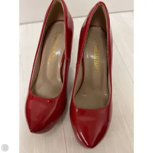 Shoes Heels Stiletto By Clothes Mentor In Red, Size: 5