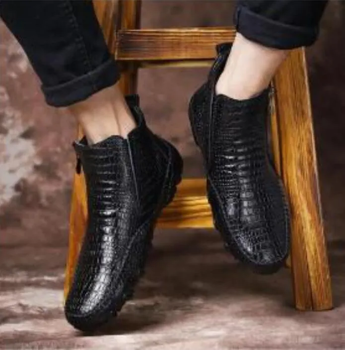Shoes - Male Fashion Outdoor Martin Chelsea Ankle Boots