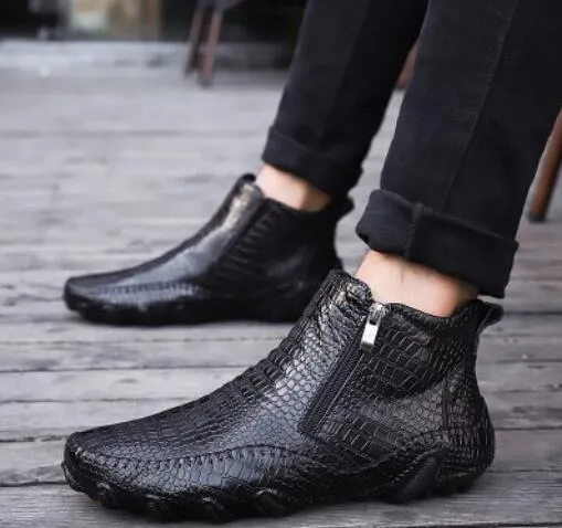 Shoes - Male Fashion Outdoor Martin Chelsea Ankle Boots