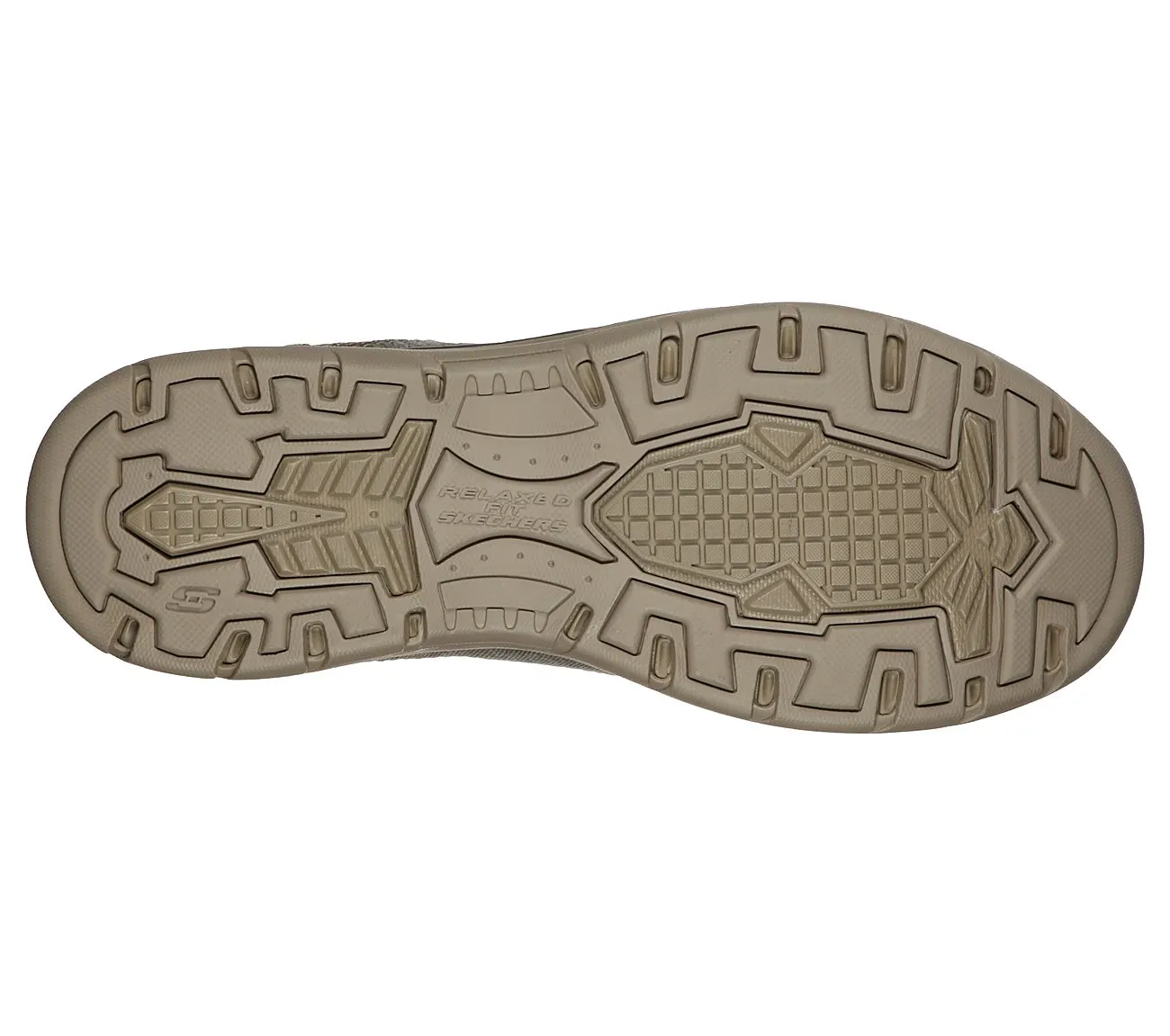Skechers MEN RELAXED FIT EXPECTED - AVILLO-64109 Extra Wide Fit KHAKI
