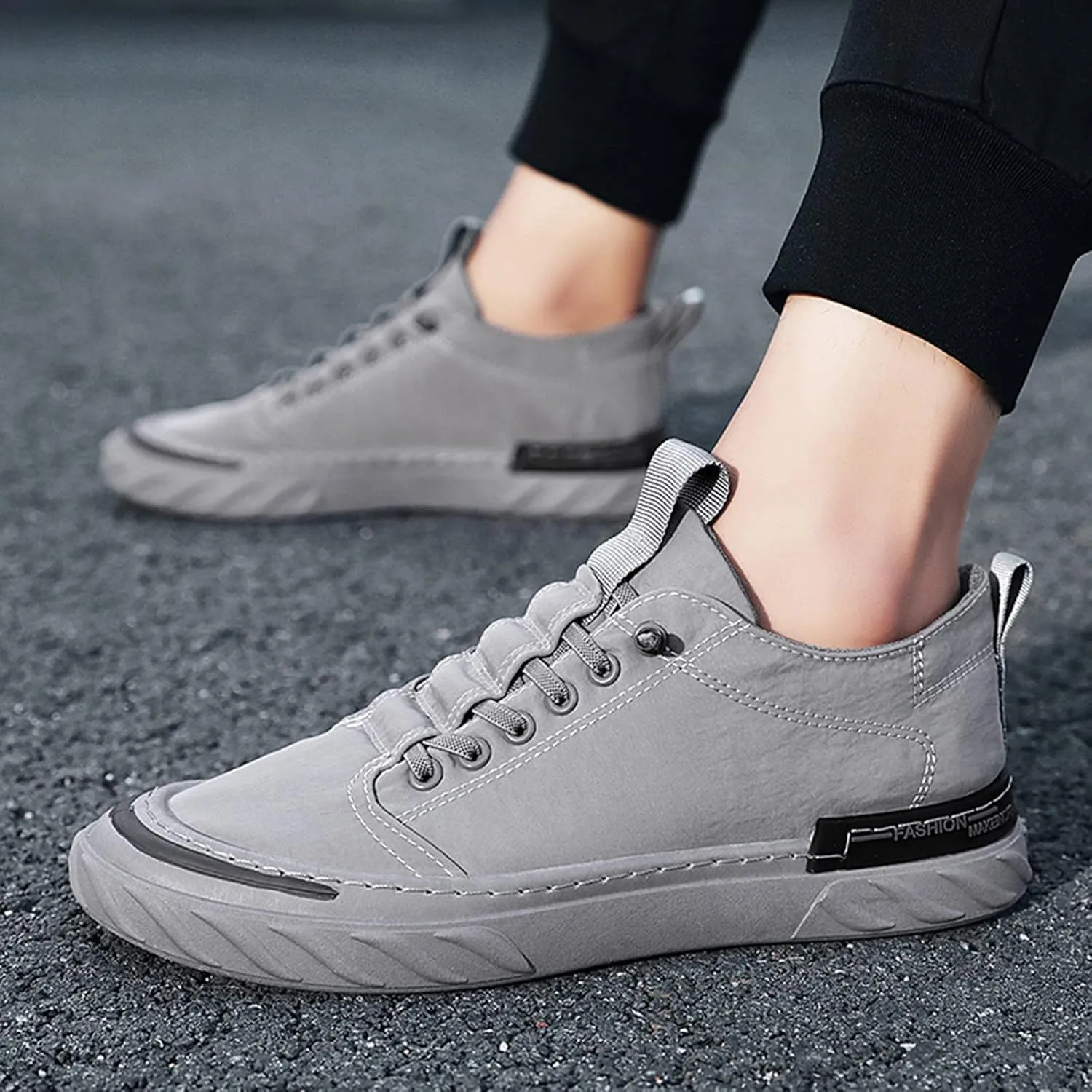 Slip on Shoes for Men Mens Wide Toe Box Sneakers Men's Slip-On Comfortable Light-Weight Shoes Mens Pickleball Shoes