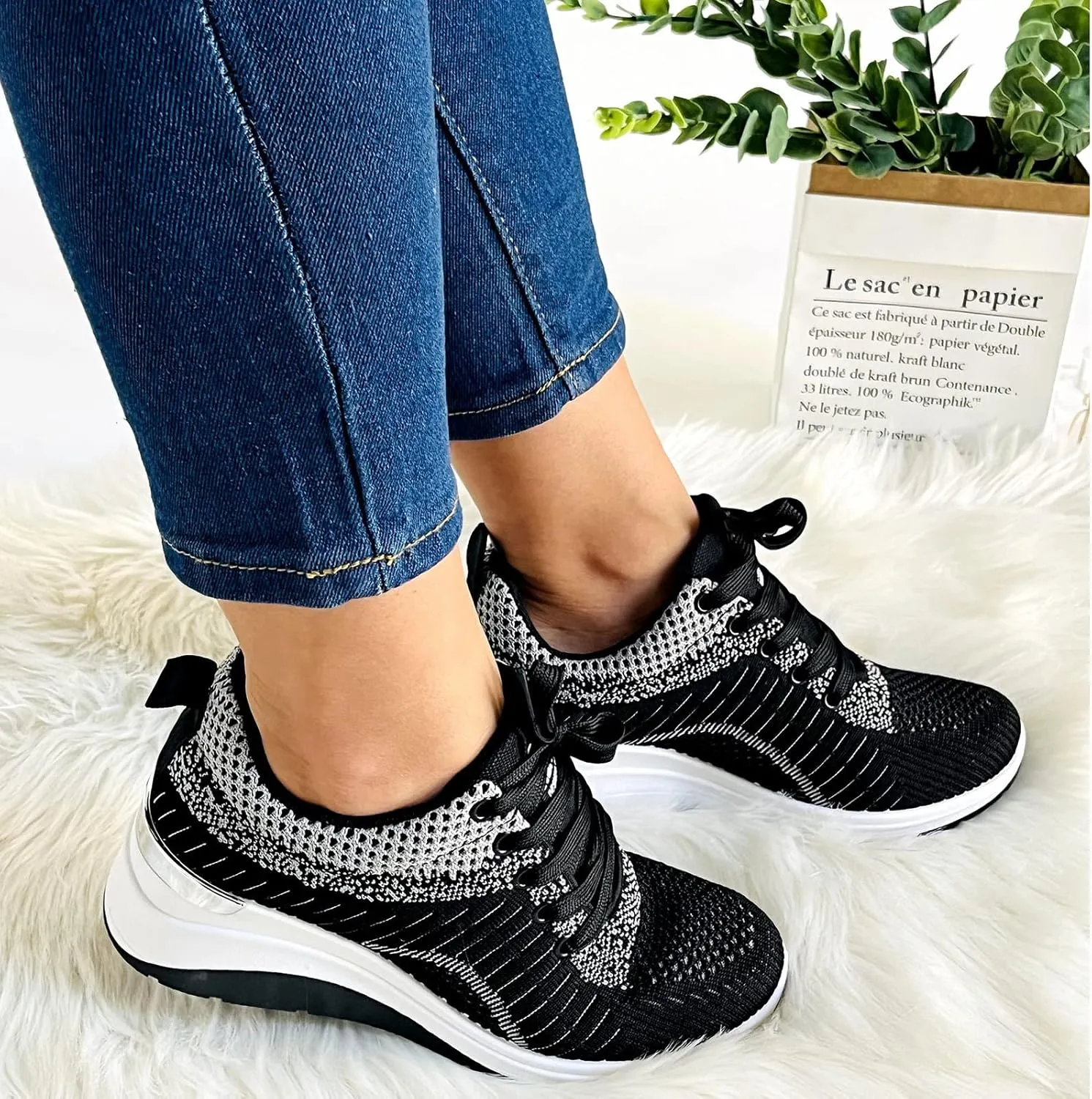 Slip on Shoes Women Shoes for Women Memory Foam Go Walk Slip on Tennis Shoes Womens Slip on Walking Shoes