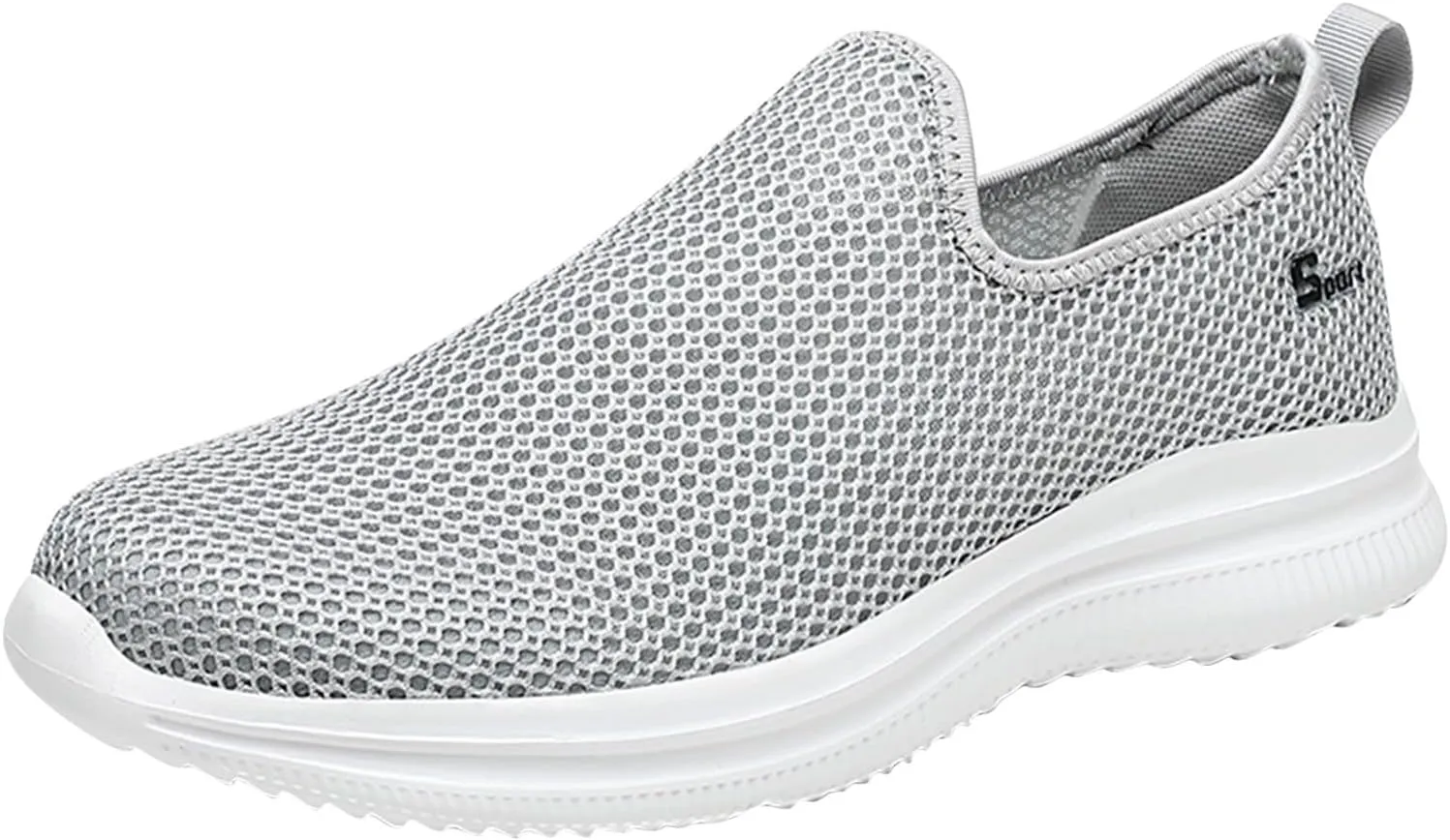 Sneakers for Women Walking Shoes Non Slip Lightweight Slip On Shoes Women Casual Shoes Dressy Casual White Platform Sneakers Slip On Tennis Shoe White Loafers