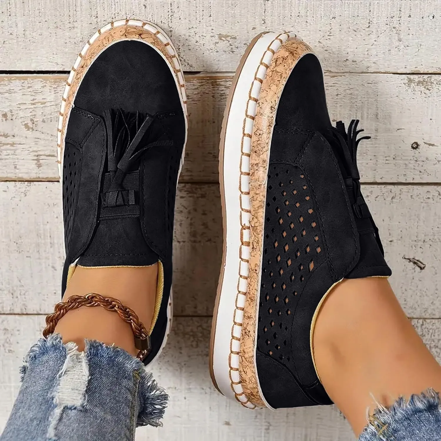 Sneakers for Women, Women Round Toe Canvas Flats Shoes Slip On Shoes Casual Sport Shoes Walkings Shoes Office Loafers