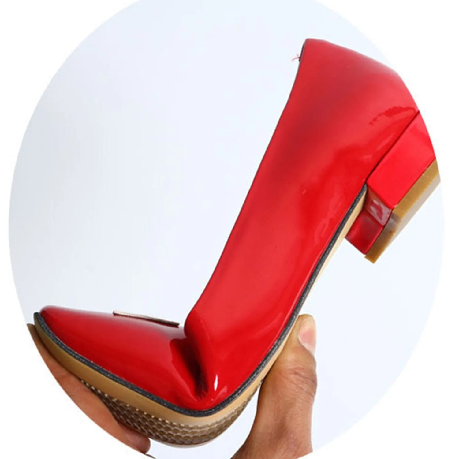 Soft Sole Square Toe Leather Flat Heel Loafers