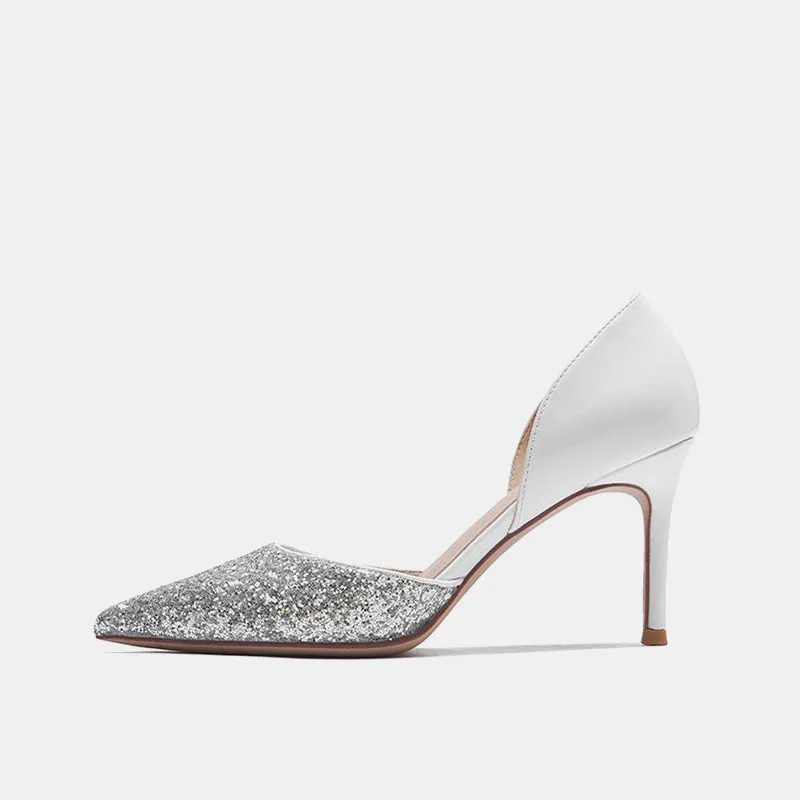 Sparkling Rihinetsone Pumps