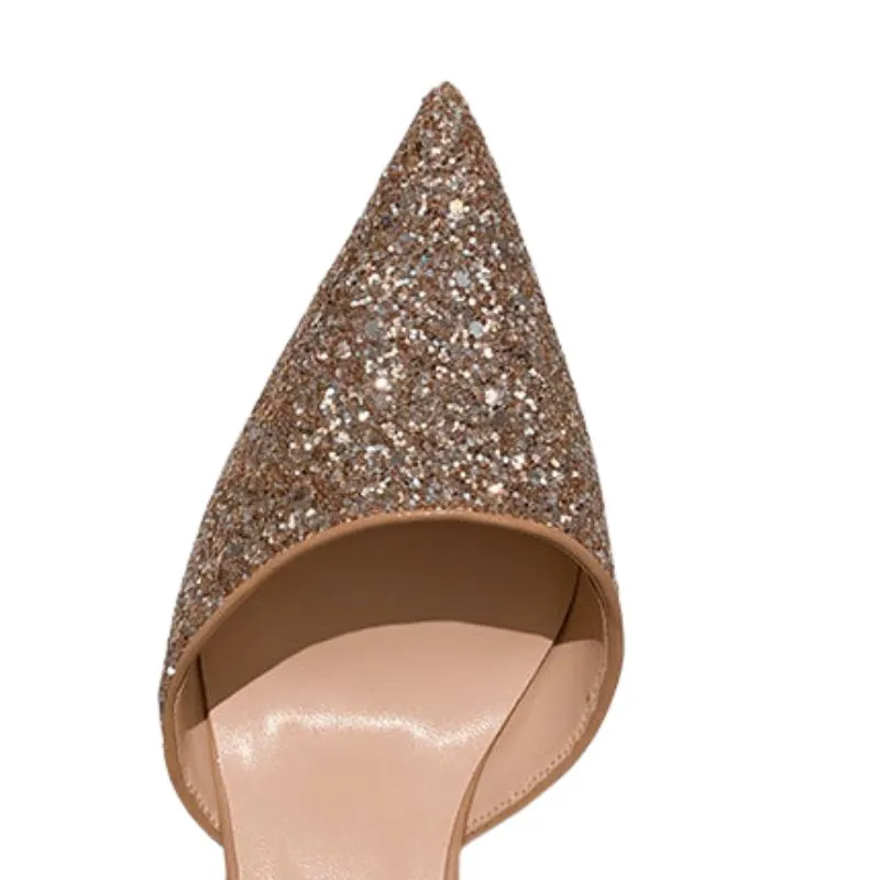 Sparkling Rihinetsone Pumps