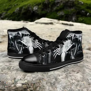 Spider Man Venom Shoes High Top Sneakers for Kids and Adults