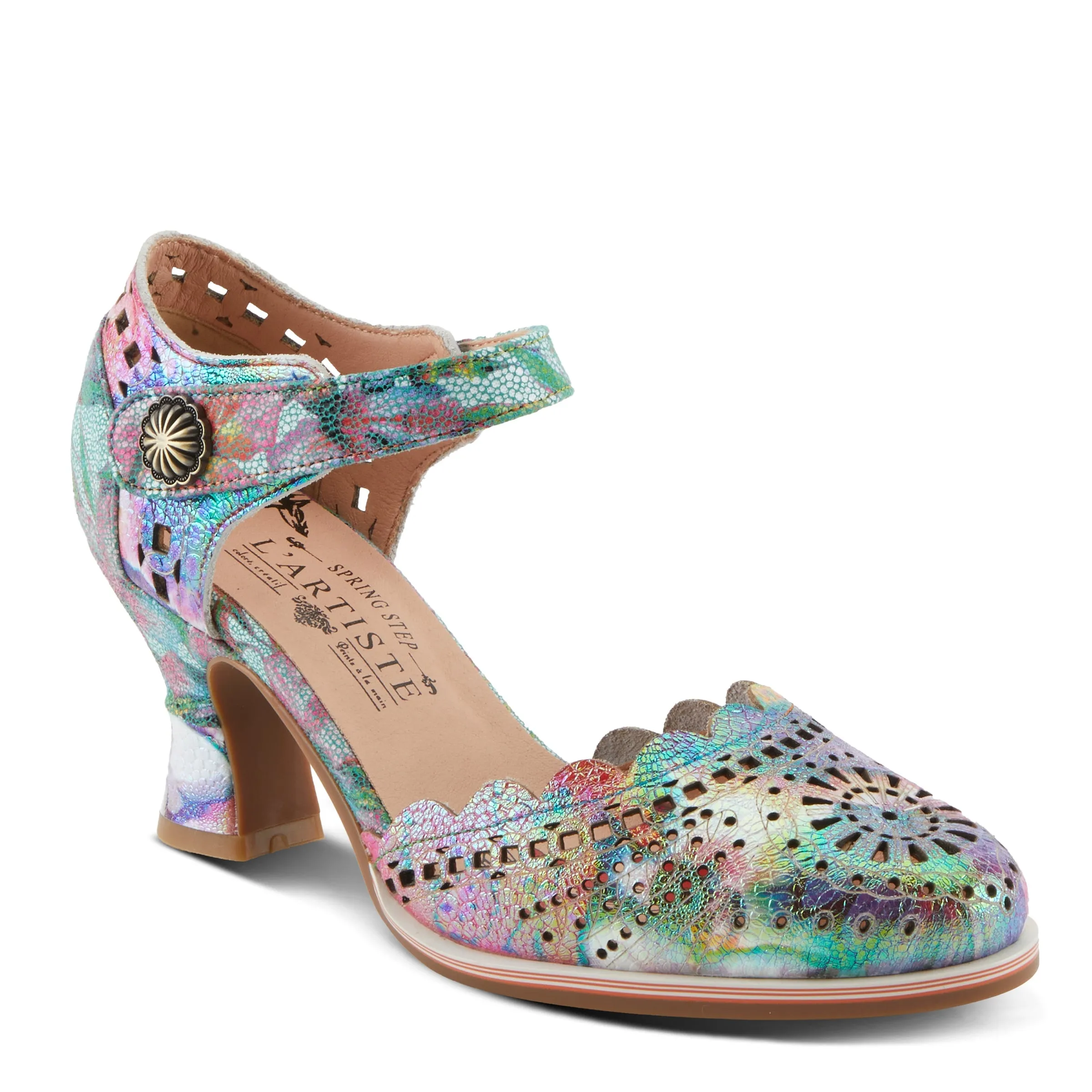 Spring Step Shoes L'Artiste Luxe Women's Exquisite Leather Salsa Heeled Shoes