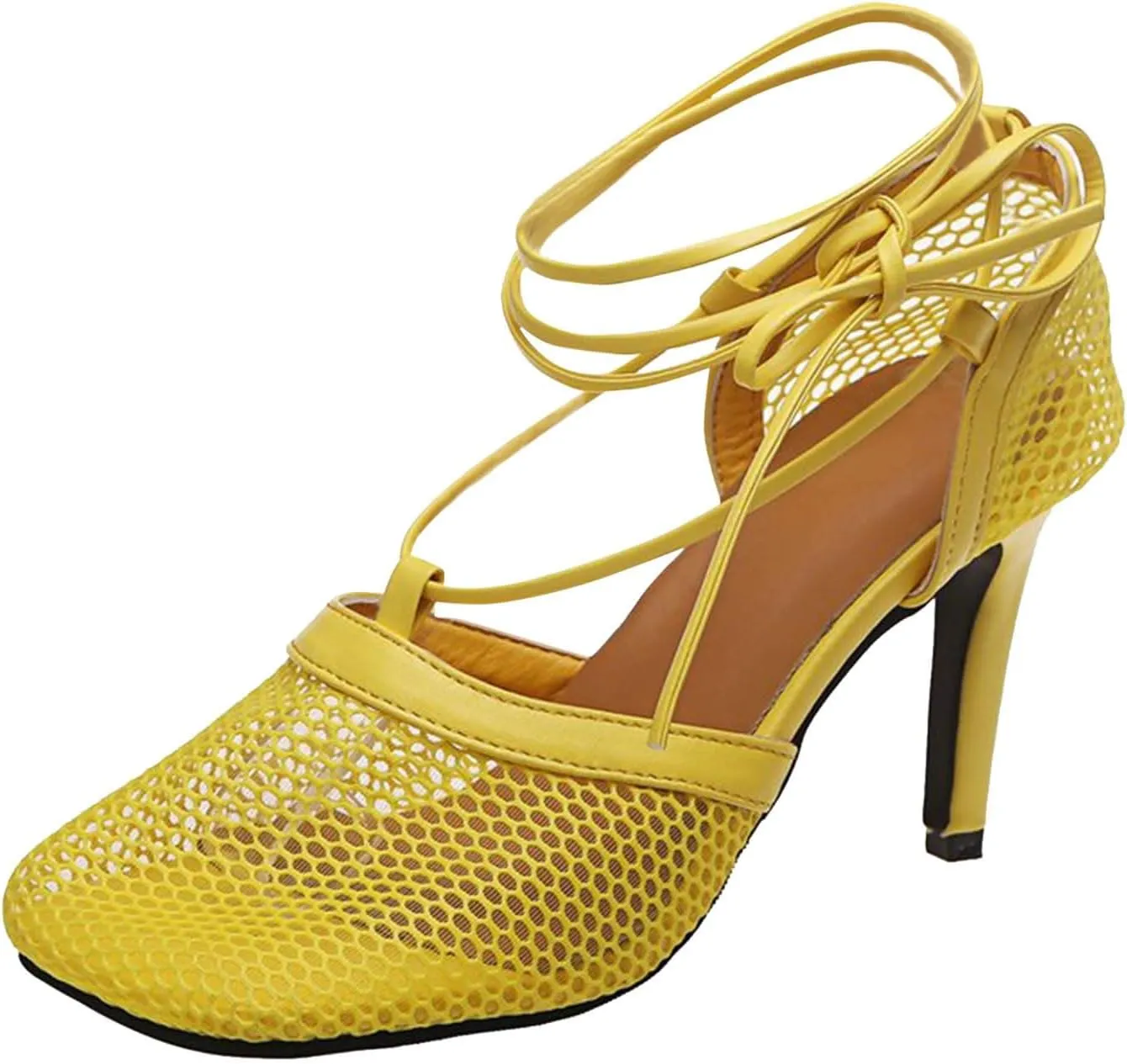 Strappy Heels for Women Prom Heeled Sandals for Women Women's Sandals Women's Chunk Low Heel Pump Sandals