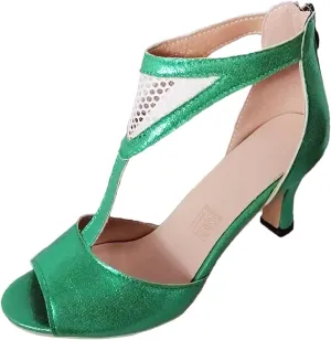Strappy Heels for Women Prom Heeled Sandals for Women Women's Sandals Women's Chunk Low Heel Pump Sandals