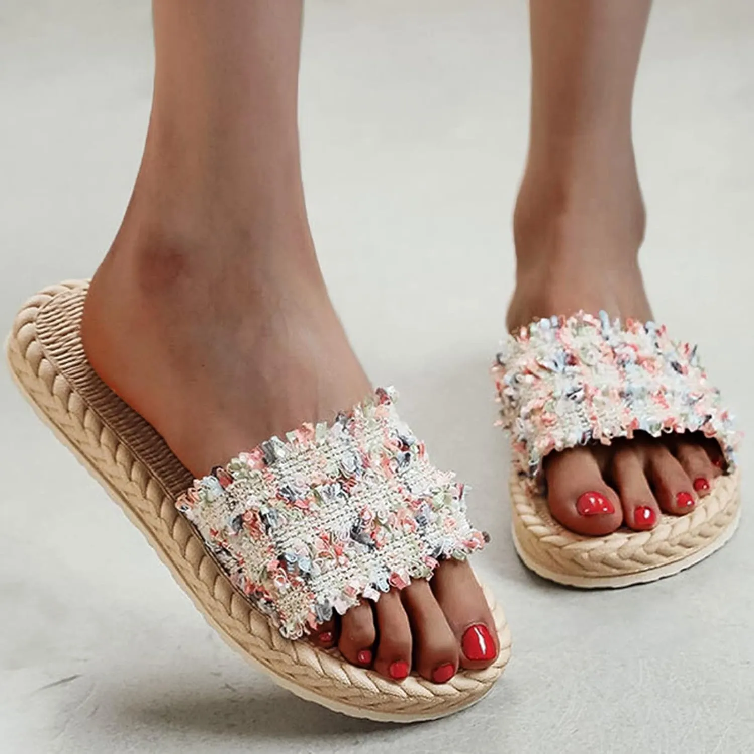 Summer Sandals for Women Beach Spring Summer Casual Flat Women's Fashion Slippers Sandals Women's slipper