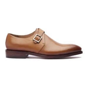 Sylvain, Single Monk Strap - Natural Tan | Hand Welted | Classics Collection