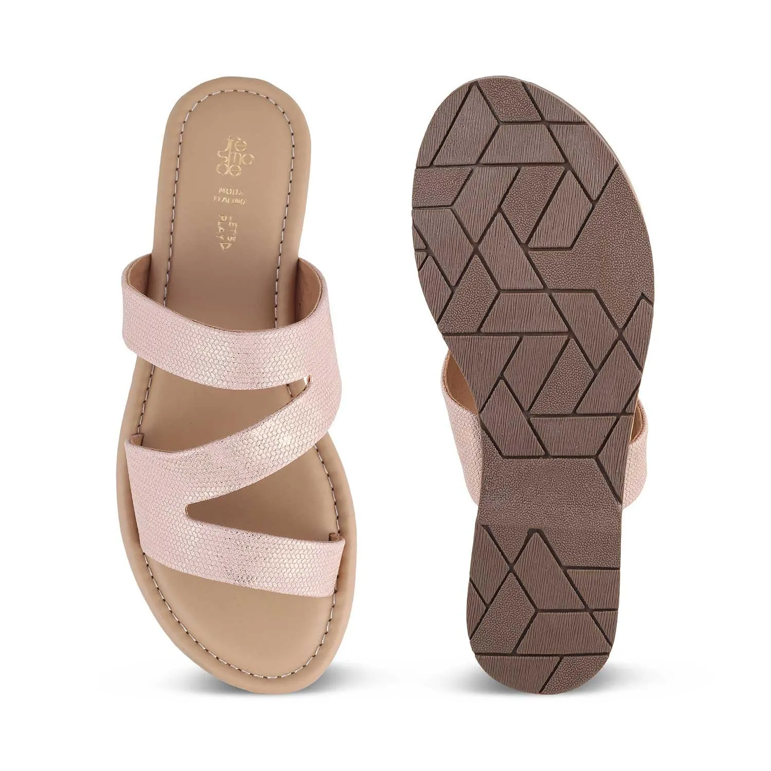 The Snac TMM-1 Pink Women's Casual Flats Tresmode