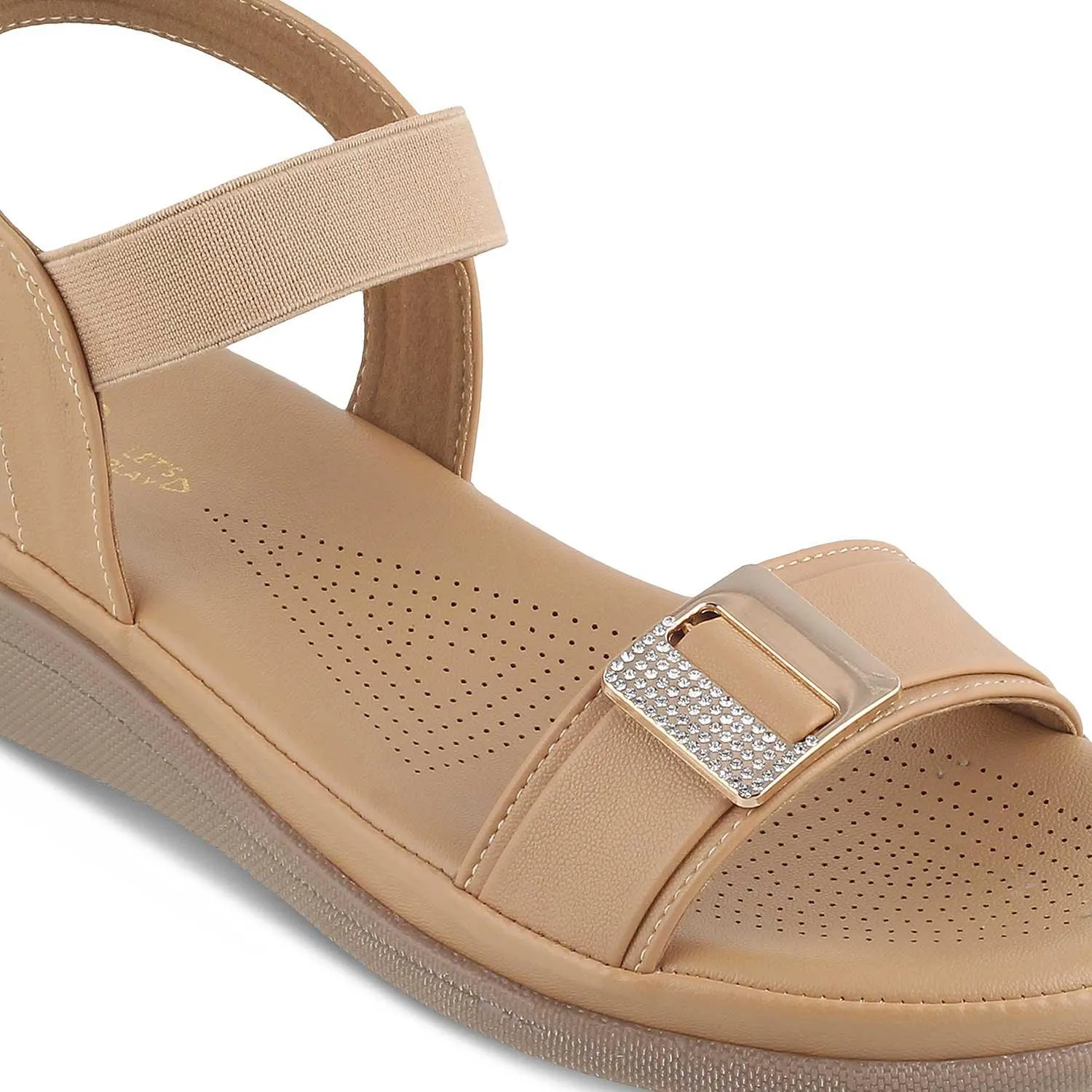 The Stepi Beige Women's Casual Flats Tresmode