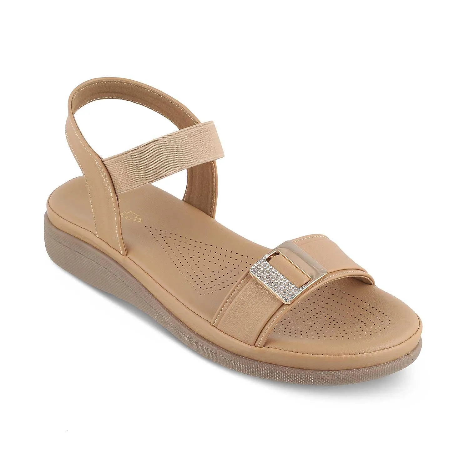The Stepi Beige Women's Casual Flats Tresmode