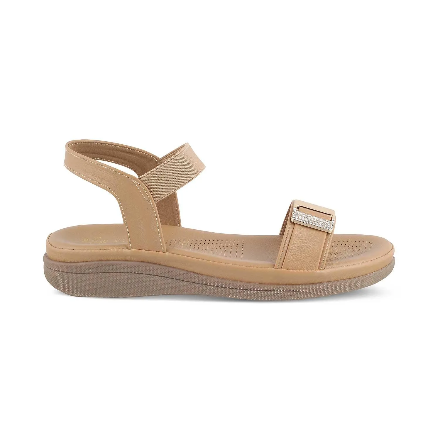 The Stepi Beige Women's Casual Flats Tresmode