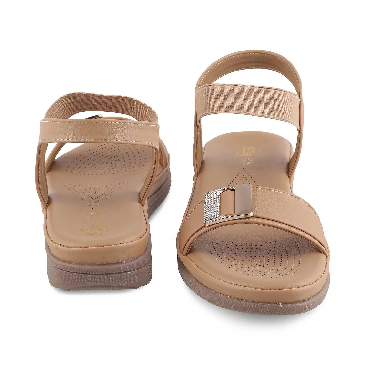 The Stepi Beige Women's Casual Flats Tresmode