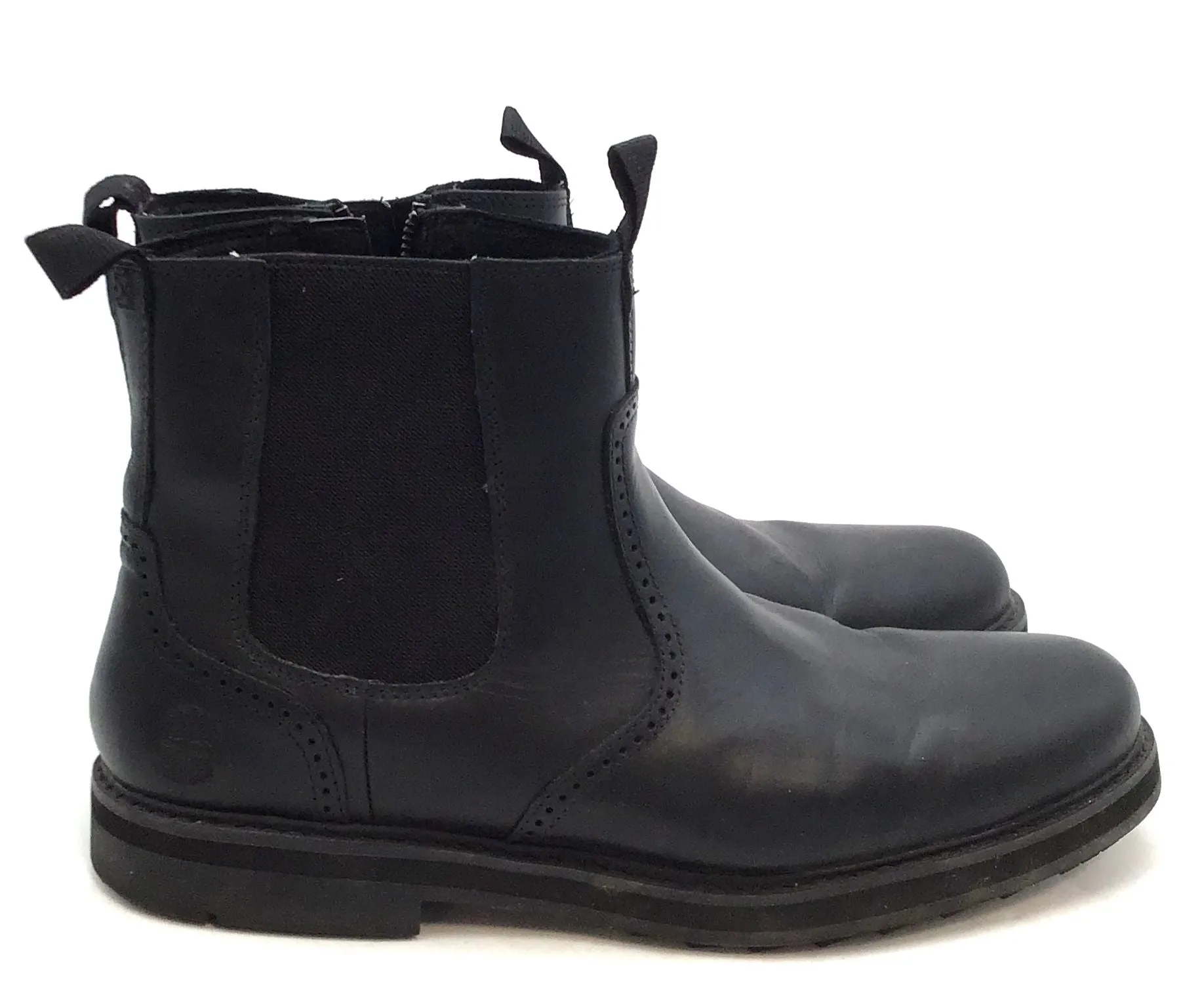 Timberland Men's Black Ankle Chelsea Boots - Size 12