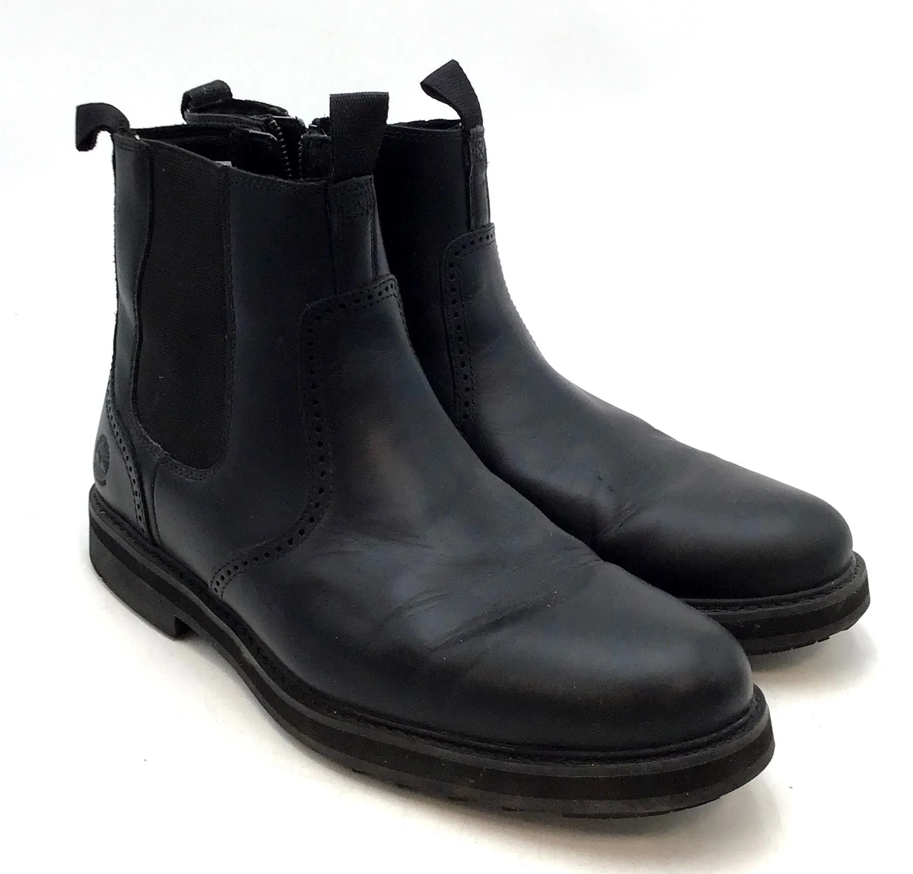 Timberland Men's Black Ankle Chelsea Boots - Size 12