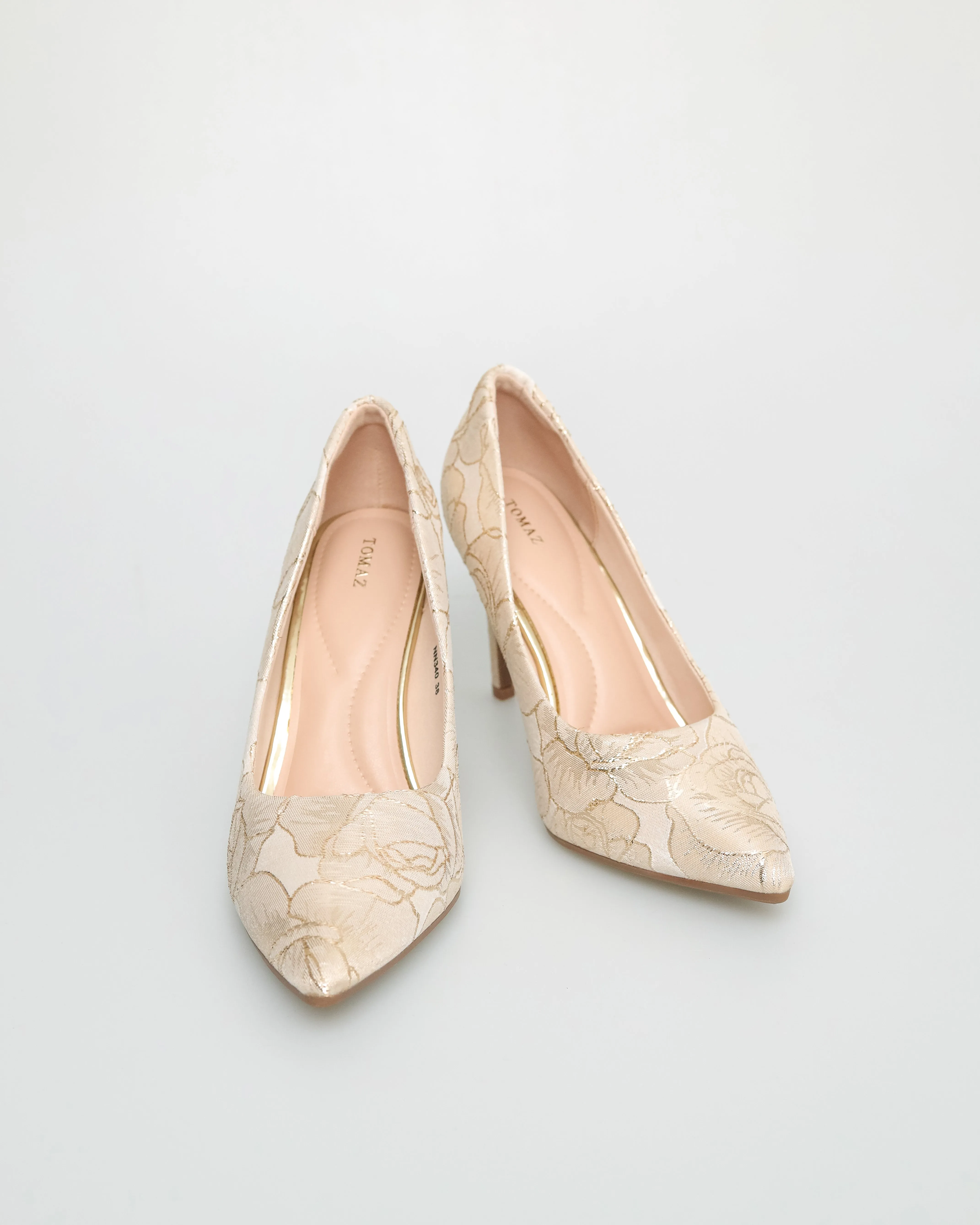 Tomaz NN340 Ladies Flower Patterned High Heels