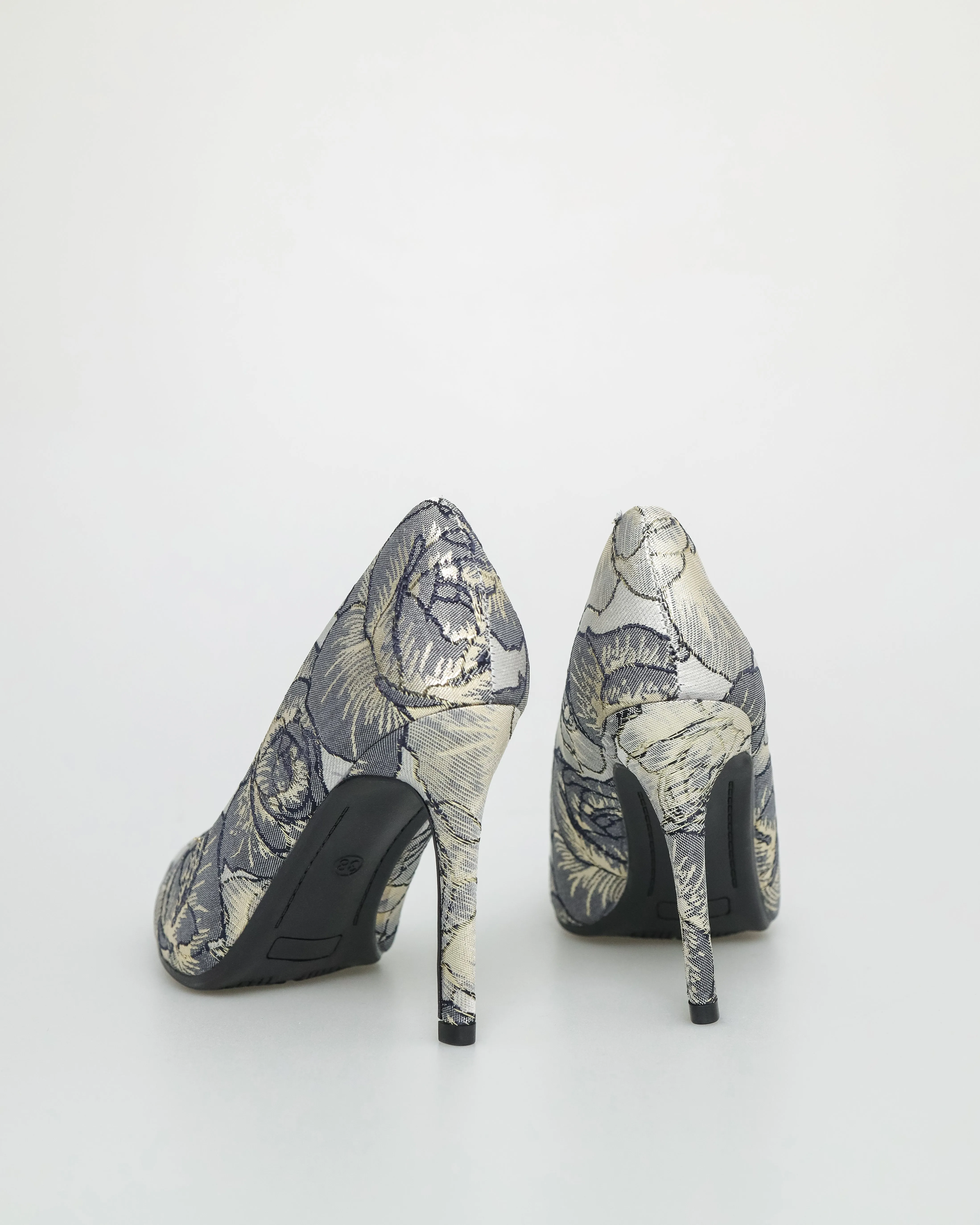 Tomaz NN340 Ladies Flower Patterned High Heels