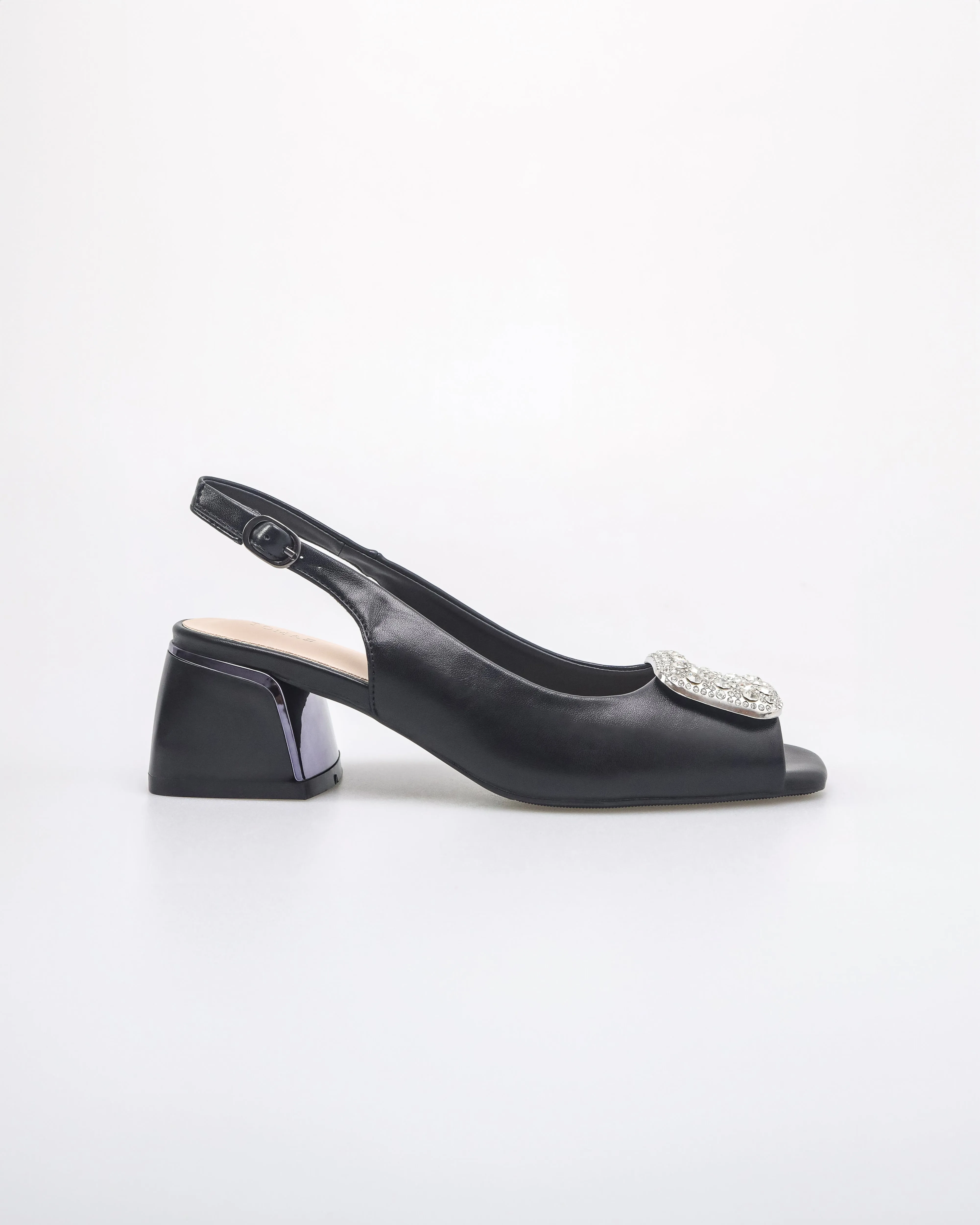Tomaz NN407 Ladies Squared Gemstone Heels