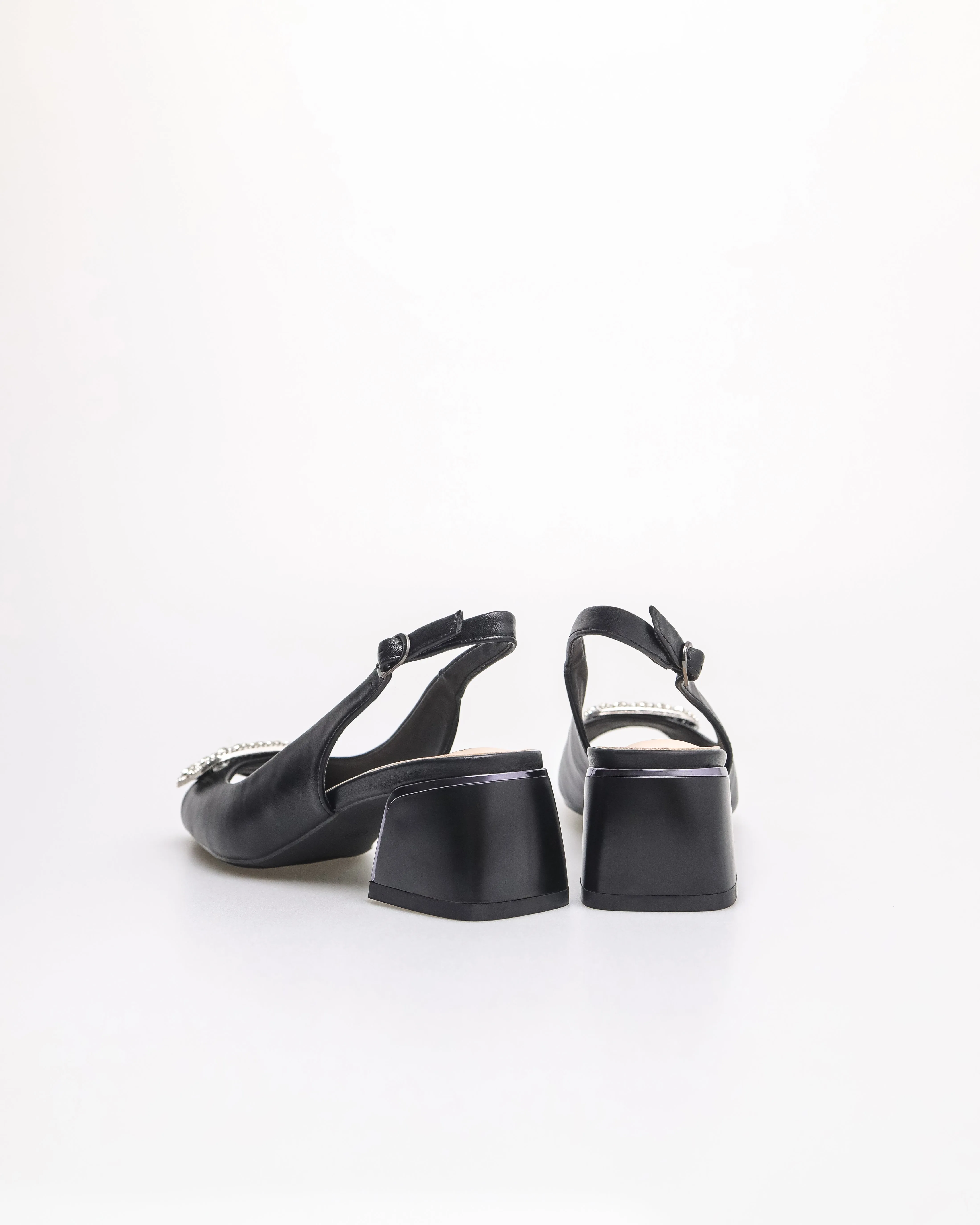 Tomaz NN407 Ladies Squared Gemstone Heels