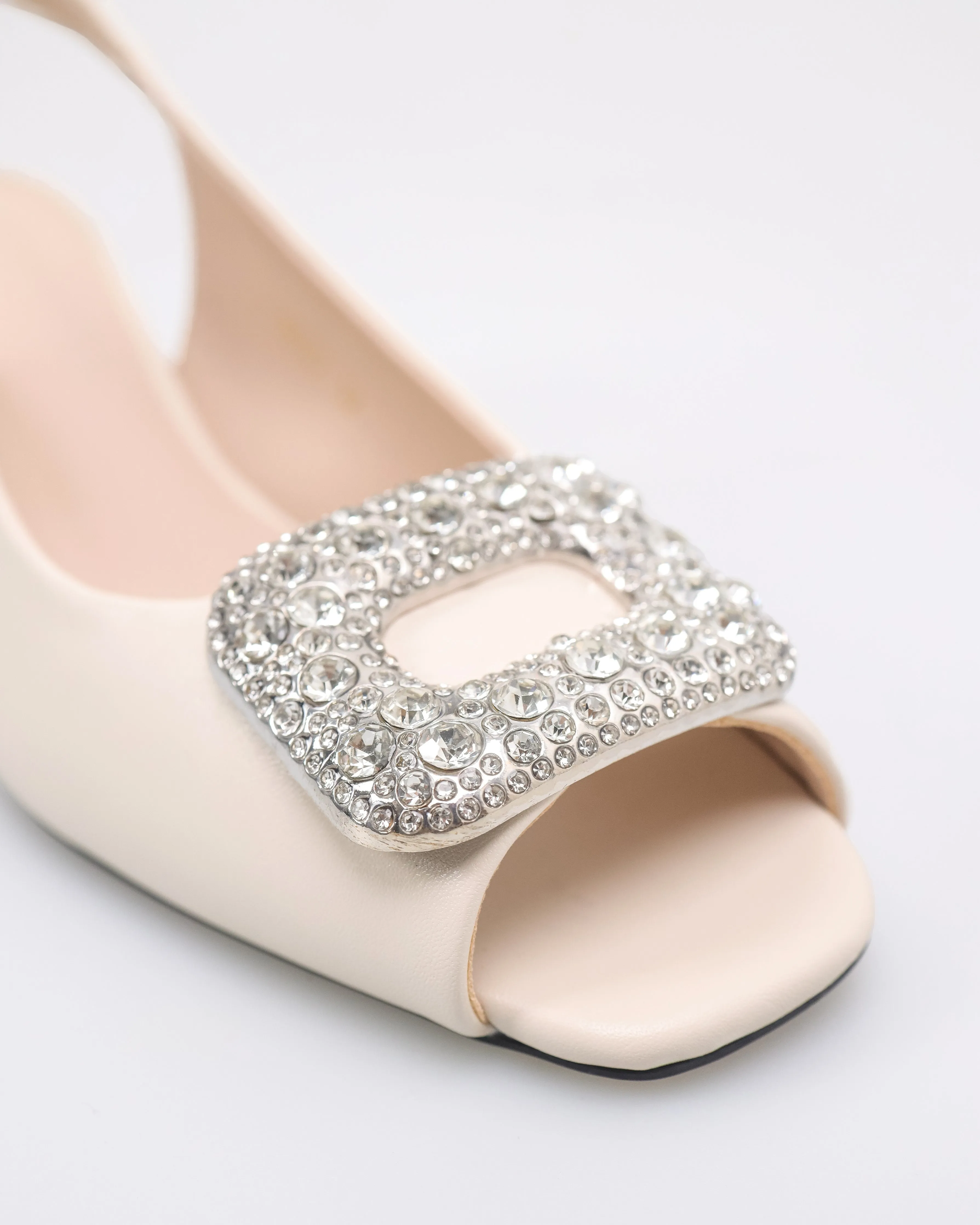 Tomaz NN407 Ladies Squared Gemstone Heels