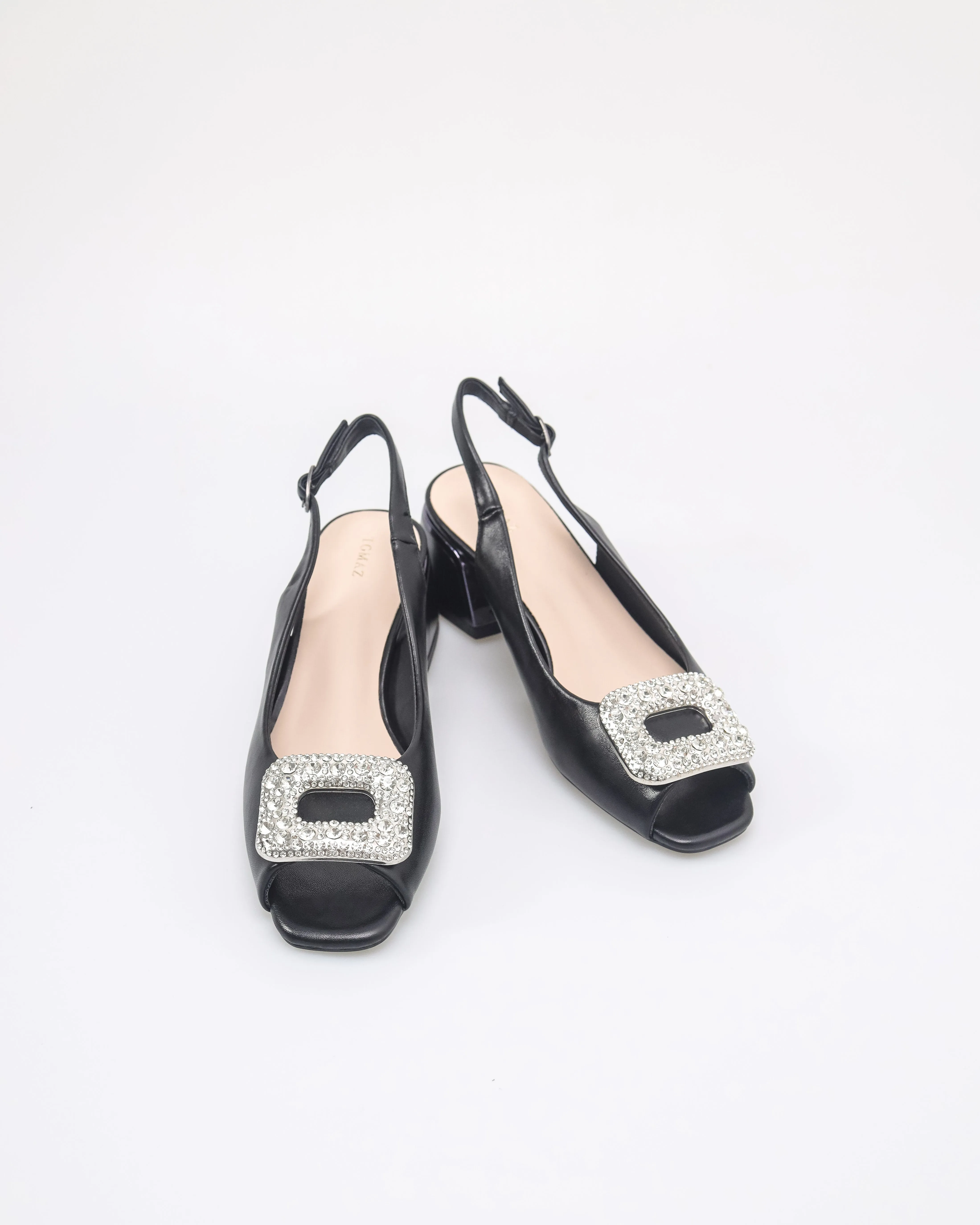 Tomaz NN407 Ladies Squared Gemstone Heels