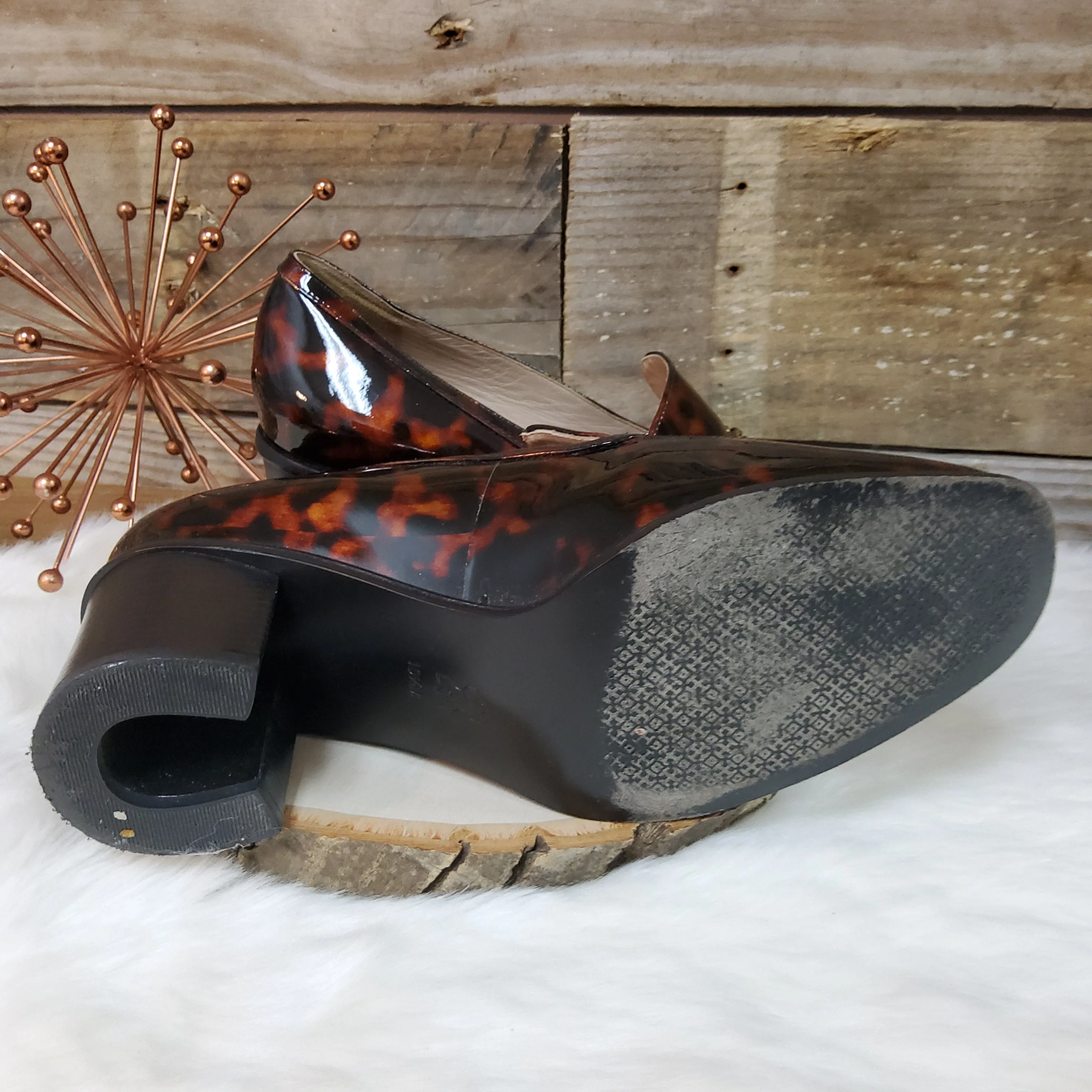 Tory Burch Heeled Loafers Sz 10.5