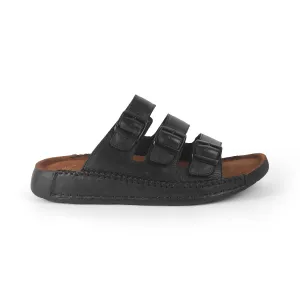 Tresmode Jagri Black Men's Sandals