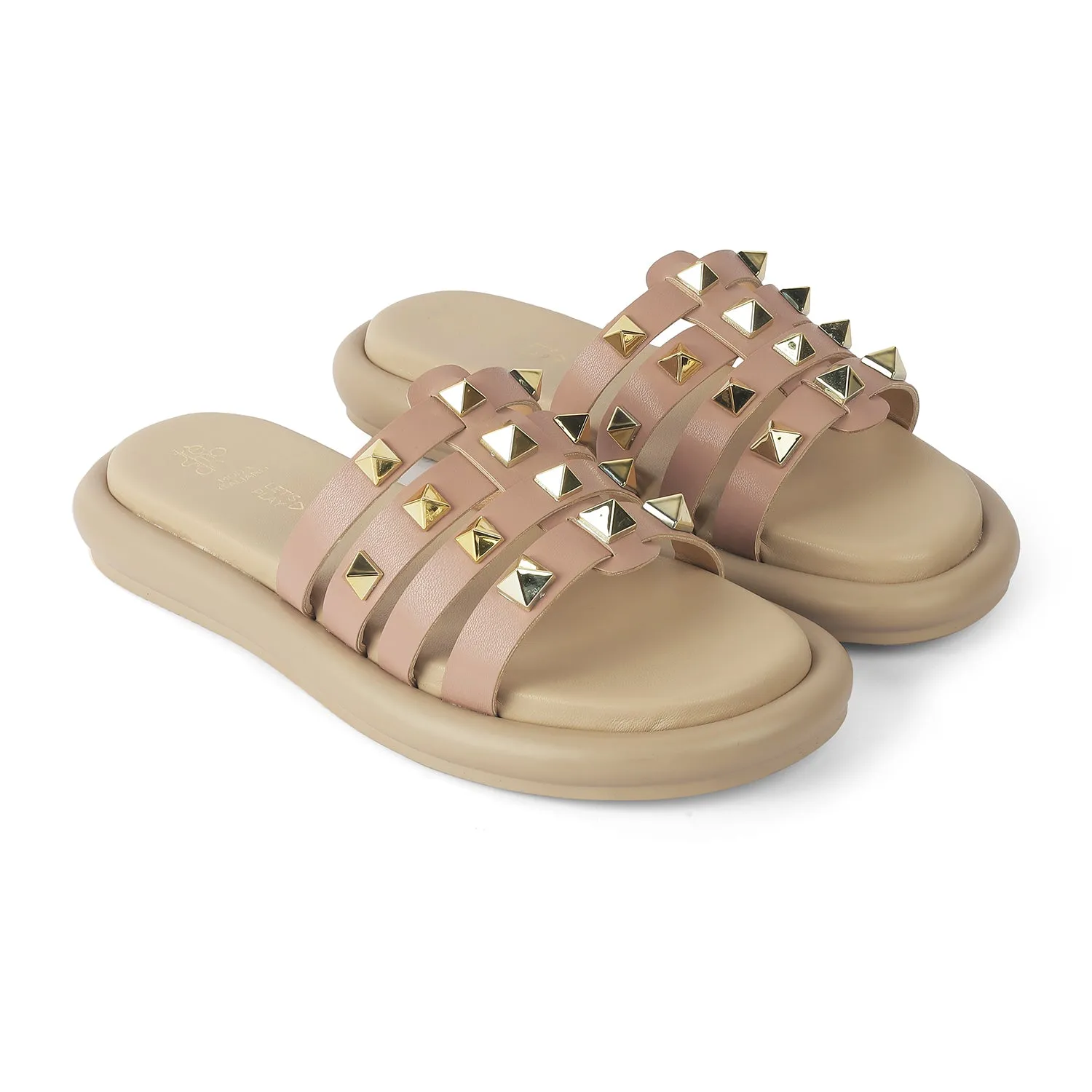 Tresmode Rovoro Pink Women's Casual Platform Flats